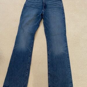 Madewell Women's Bootcut Jeans in Blue Denim